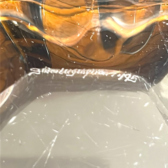 🔥HP🔥VTG Asta Stromberg /Strombergshyttan  Crystal Bowl 60s, Sweden, signed - Picture 10 of 14